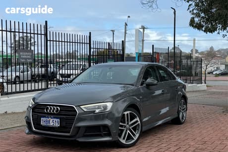 Grey 2020 Audi A3 Sedan 35 Tfsi S Line Plus