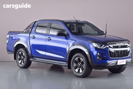 Blue 2020 Isuzu D-MAX Crew Cab Utility X-Terrain (4X4)