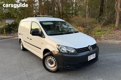 White 2013 Volkswagen Caddy Commercial TDI250 BLUEMOTION F