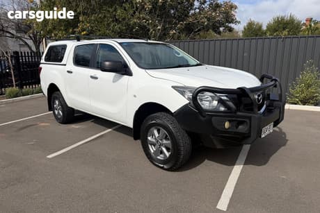 White 2017 Mazda BT-50 Dual Cab Utility Xt (4X4)