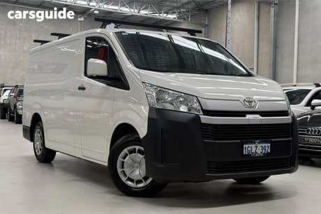 White 2021 Toyota HiAce Van Lwb