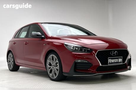 Red 2021 Hyundai I30 Hatchback N Line Premium