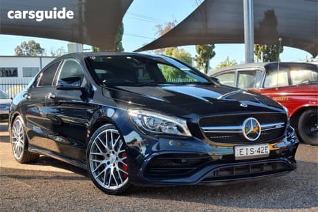 Black 2018 Mercedes-Benz CLA45 Coupe 4Matic