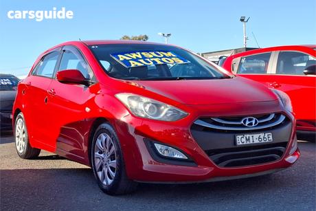 Red 2013 Hyundai I30 Hatchback Active