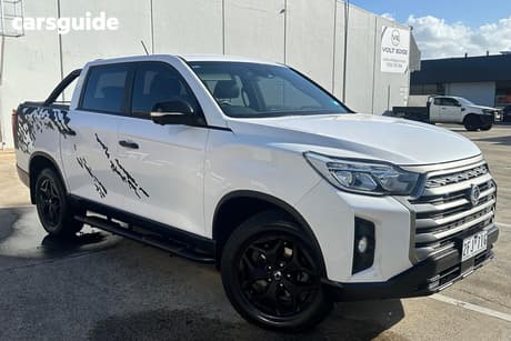 White 2021 Ssangyong Musso Crew Cab Pickup Ultimate Lux