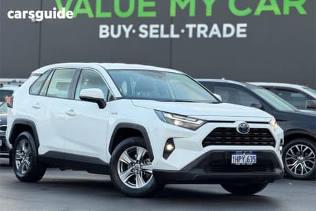 White 2022 Toyota RAV4 Wagon Gx (Awd) Hybrid