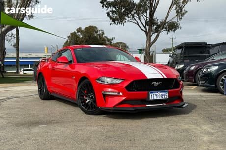Red 2018 Ford Mustang Coupe Fastback Gt 5.0 V8