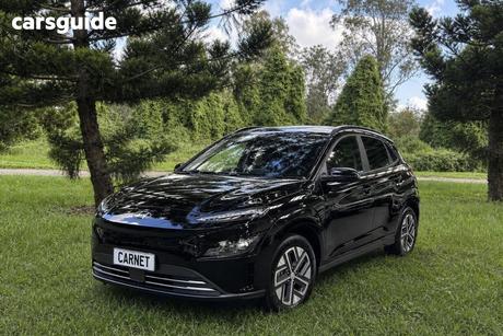 Black 2023 Hyundai Kona Wagon Elite Electric Std Range