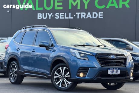 Blue 2022 Subaru Forester Wagon 2.5I Premium (Awd)