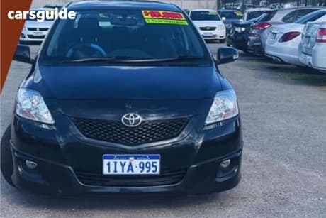 Black 2012 Toyota Yaris Sedan Yrx