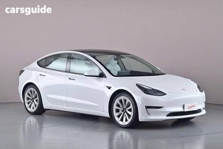 White 2021 Tesla Model 3 Sedan Long Range Awd