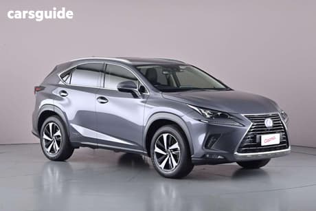 Grey 2020 Lexus NX300H Wagon Sports Luxury Hybrid (Awd)