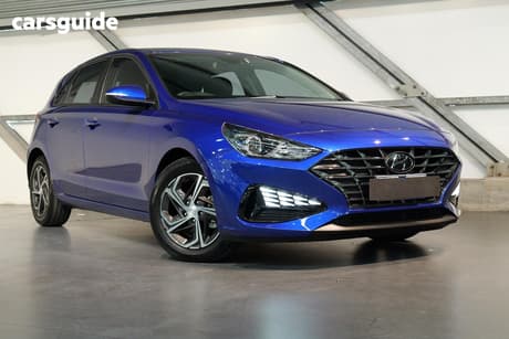 Blue 2022 Hyundai I30 Hatchback Active