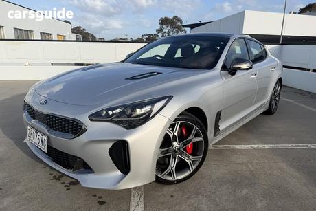 Silver 2020 Kia Stinger Sedan Gt (Red Leather)