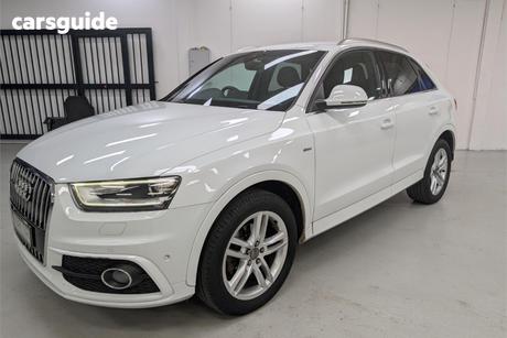 White 2014 Audi Q3 Wagon 2.0 Tdi Quattro (130Kw)