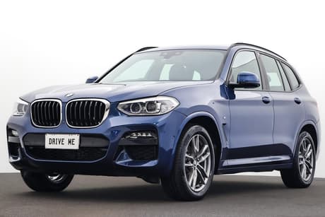 Blue 2019 BMW X3 Wagon Xdrive20D