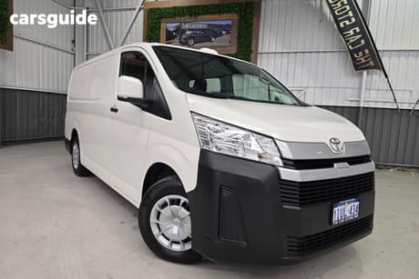 White 2024 Toyota HiAce Van Lwb