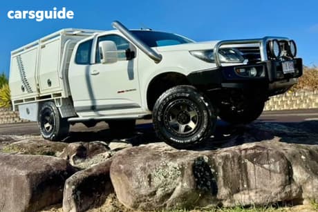 White 2017 Holden Colorado Space Cab Chassis Ls (4X4)