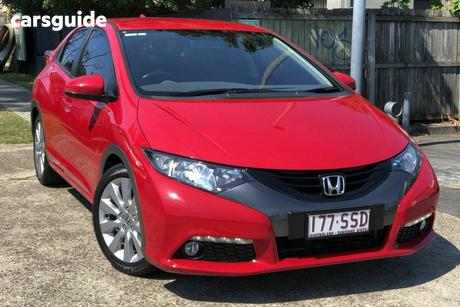 Red 2012 Honda Civic Hatchback Vti-L