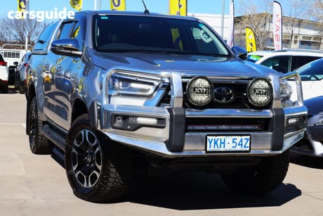 Silver 2021 Toyota Hilux Double Cab Pick Up Sr5 (4X4)
