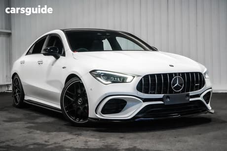 White 2020 Mercedes-Benz CLA45 Coupe S 4Matic+