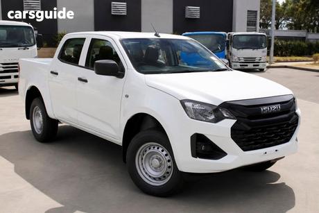 White 2025 Isuzu D-MAX Crew Cab Utility Sx (4X2) High-Ride