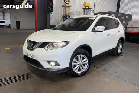 White 2015 Nissan X-Trail Wagon St-L 7 Seat (Fwd)