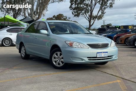 Blue 2003 Toyota Camry Sedan Ateva