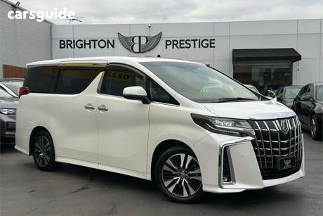 White 2021 Toyota Alphard SUV SC PACKAGE