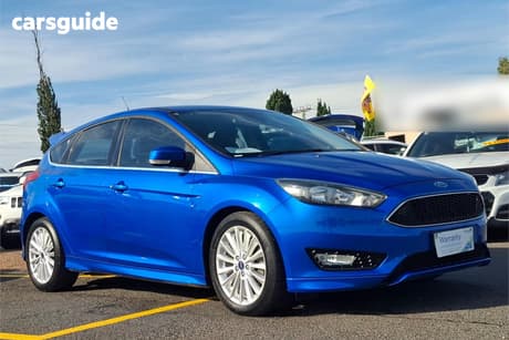 Blue 2017 Ford Focus Hatchback Sport