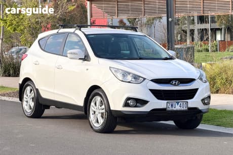 White 2013 Hyundai IX35 Wagon Se (Fwd)