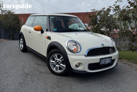 White 2013 Mini Cooper Hatch RAY R56 MY13
