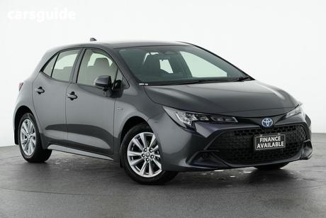 Grey 2025 Toyota Corolla Hatchback Ascent Sport Hybrid