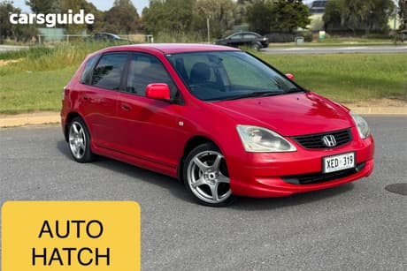 Red 2004 Honda Civic Hatchback Vi