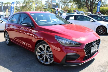 Red 2022 Hyundai I30 Hatchback N Line
