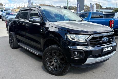 Black 2019 Ford Ranger Double Cab Pick Up Wildtrak 2.0 (4X4)