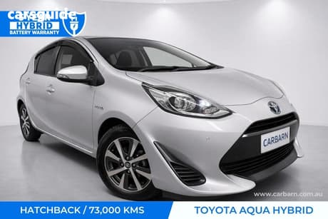 Silver 2019 Toyota Aqua Hatch HYBRID