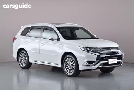White 2021 Mitsubishi Outlander Wagon Phev Exceed 5 Seat (Awd)
