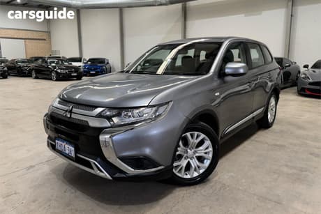 Grey 2020 Mitsubishi Outlander Wagon Es 7 Seat (2Wd)