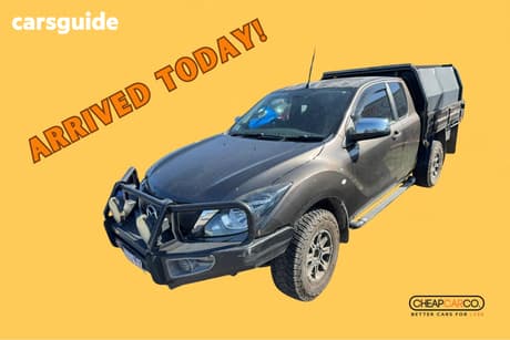 Grey 2016 Mazda BT-50 Freestyle Cab Chassis Xt (4X4)