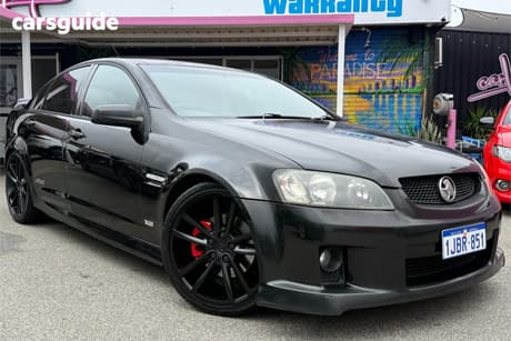 Black 2008 Holden Commodore Sedan Ss