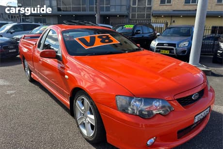 Orange 2003 Ford Falcon Utility Xr8