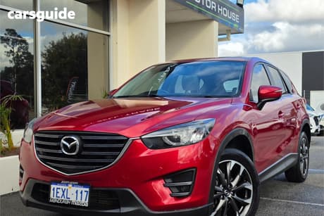 Red 2015 Mazda CX-5 Wagon Grand Tourer (4X4)