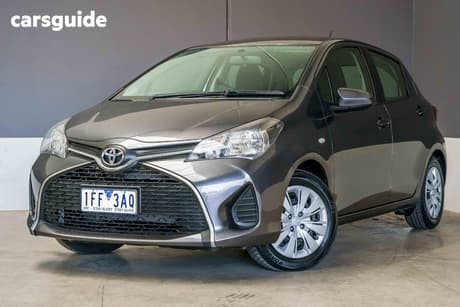 Grey 2015 Toyota Yaris Hatchback Ascent