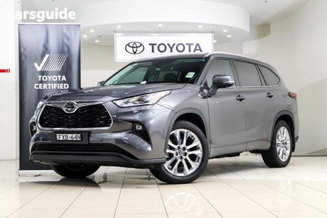 Grey 2025 Toyota Kluger Wagon Grande Hybrid Awd