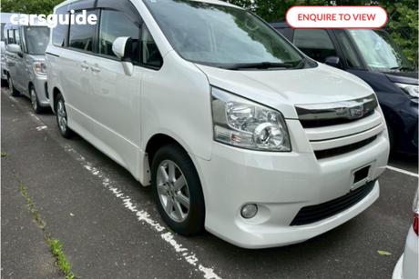White 2008 Toyota Noah Commercial WELCAB