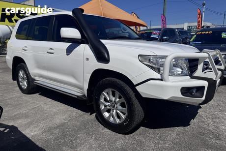 White 2010 Toyota Landcruiser Wagon Gxl (4X4)