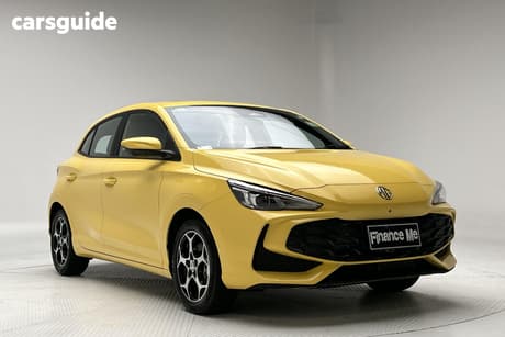 Yellow 2025 MG MG3 Hatchback Essence