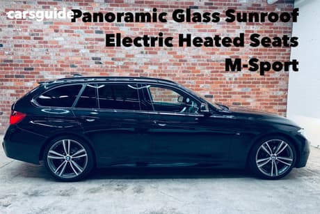 Black 2015 BMW 3 SUV 18D TOURING M-SPORT