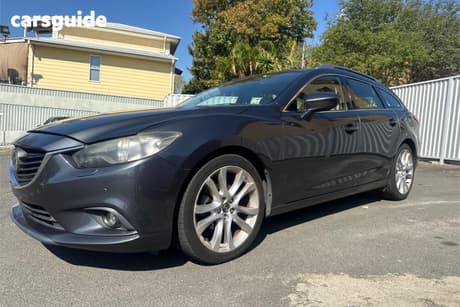 Grey 2012 Mazda 6 Wagon Atenza